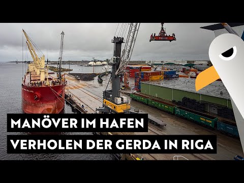 Manöver im Hafen ⚓️ Einmal Umparken: Verholen der Gerda in Riga (Gerda 04)