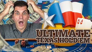 I Take $1500 To Ultimate Texas Hold Em In VEGAS!