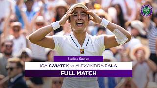 Download lagu A GROUND-BREAKING Victory! | Alexandra Eala vs Iga Swiatek Full Match | Wimbledon 2026 mp3