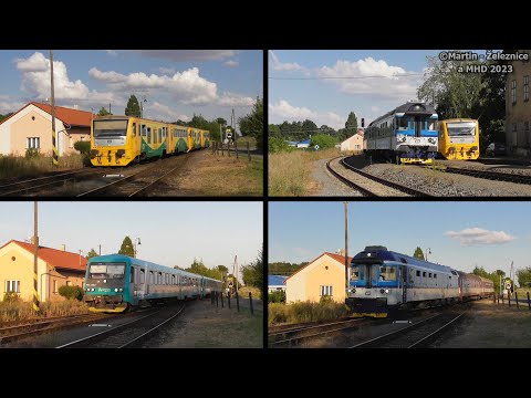 vlaky na trati 120 - Unhošť / 12.08.2022 - odpoledne na Buštěhradce!