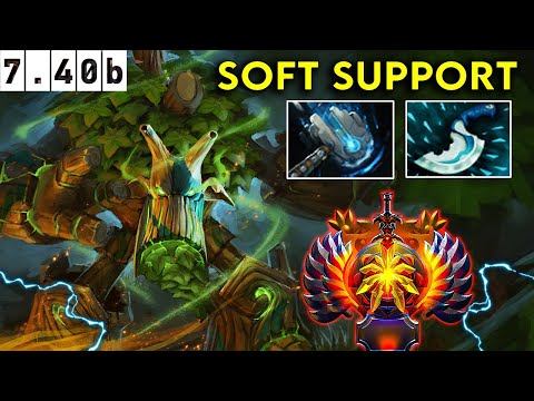 Treant Protector 🌳 Immortal Soft Support - Dota 2 Patch 7.40b Pro Pub Gameplay
