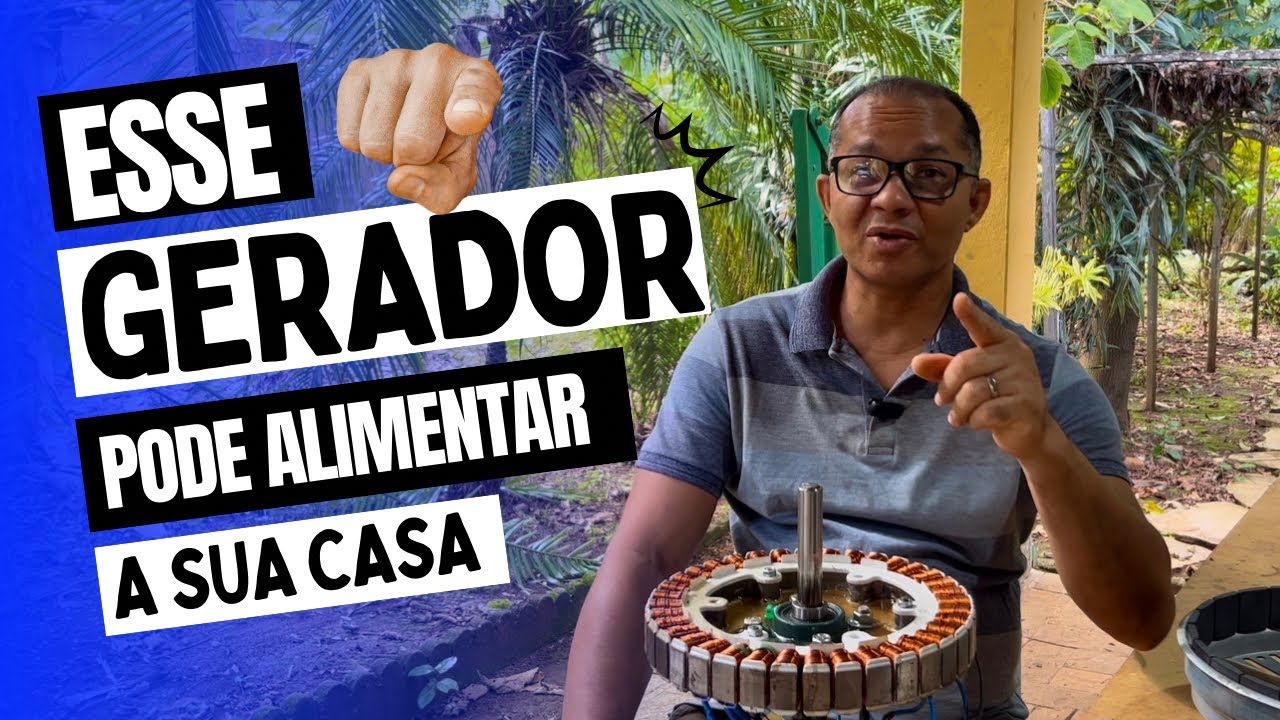 GERADOR POTENTE GERANDO 50A EM BAIXO RPM