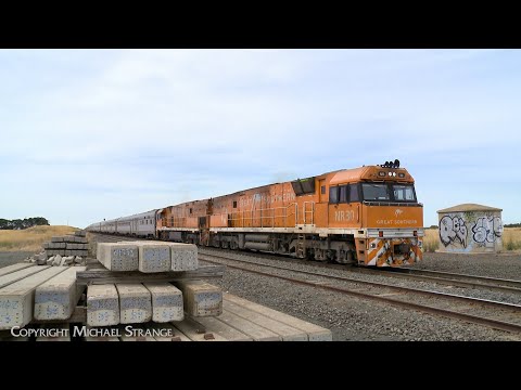 JBRE 2TA8 Great Southern Luxury Passenger Train NR30 NR31 (15/2/2023) - PoathTV Australian Railways