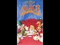 Opening To Alice In Wonderland UK VHS 1992