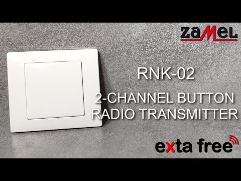 RNK-02 - 2-Channel Button Radio Transmitter - ZAMEL - EXTA FREE