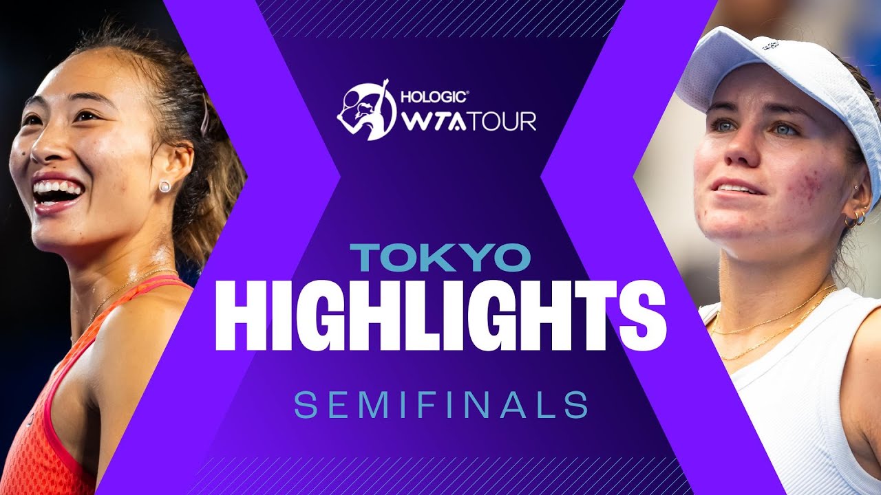 Zheng vs. Shnaider; Kenin battles Boulter in Tokyo semifinals | WTA Match Highlights