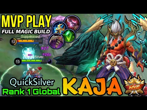 Kaminari Kaja Sidelane MVP Play with Full Magic Build! - Top 1 Global Kaja by QuickSilver - MLBB