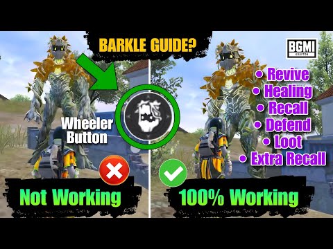 😍 How To Use / Command Barkle In BGMI | Barkle Not Working |  PUBG / BGMI Barkle / Groot Locations