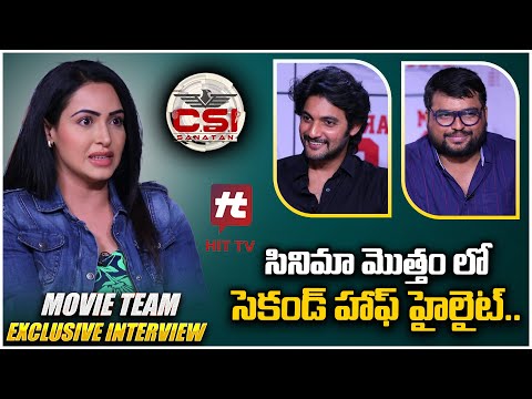 CSI Sanatan Movie Team Exclusive Interview | Aadi Saikumar | Nandini Rai | Sivashankar Dev | Hit Tv — CSI Sanatan
