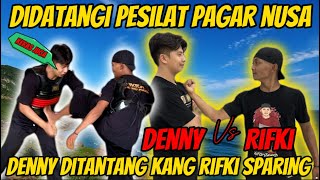 Download lagu TARUNG KANG RIFKI VS DENNY | jauh datang dari jambi dulur PAGAR NUSA ini ajak Denny Sparing mp3