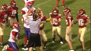 preview picture of video 'Monaca at New Brighton, BCYFL Midget Football'