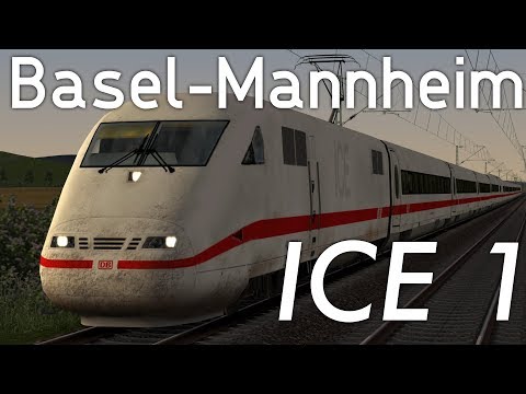 ICE 1 von Basel nach Mannheim | LET´S PLAY Train Simulator 2018 | Trainsa
