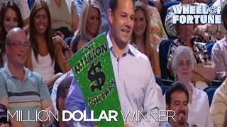First Million Dollar Winner!  Wheel of Fortune