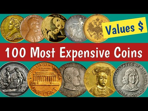 Most Expensive Coins In The World | 100 Rare Most Valuable Coins Review