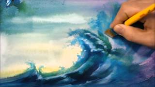 Drawing Flowers ... Cat with water colors