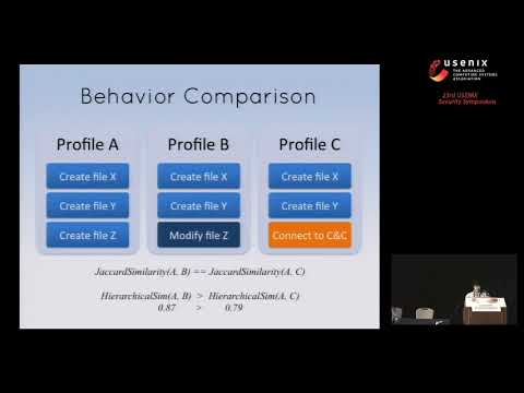 USENIX Security '14 - BareCloud: Bare-metal Analysis-based Evasive Malware Detection