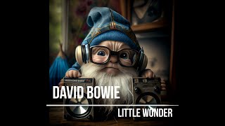 David Bowie - Little Wonder (lyrics video with AI generated images)
