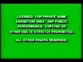 Green FBI Warning Screens From Disney VHS Tapes