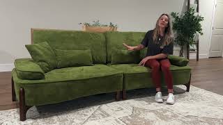 Testing the 103" Oversized Loveseat with 4 Pillows for 7 Days — What We Learned X8532