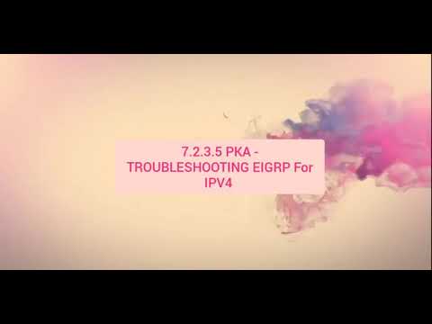 7.2.3.5 PKA - TROUBLESHOOTING EIGRP FOR IPV4