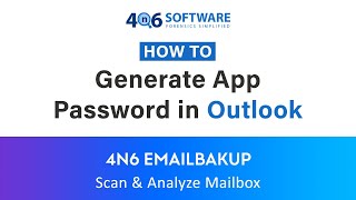 How to generate app password in Outlook step by step