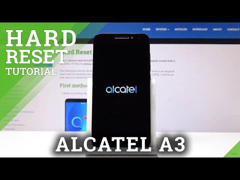 HARD RESET ALCATEL A3 - Factory Reset by Secret Code