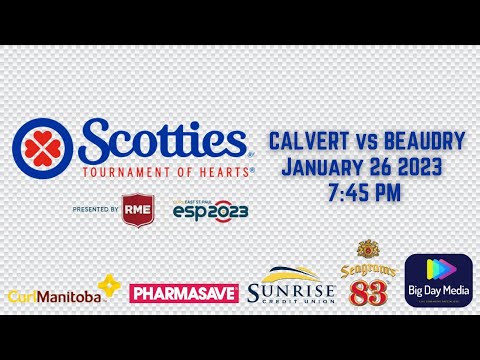 CALVERT vs BEAUDRY - 2023 Scotties Tournament of Hearts presented by RME - 7:45pm