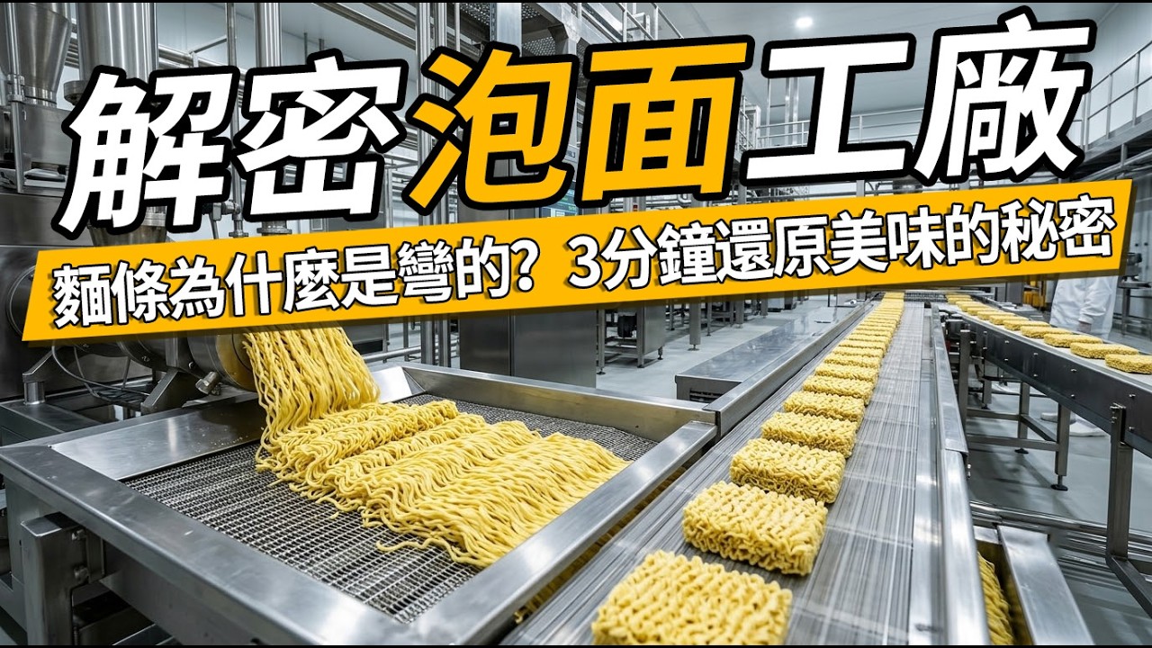 冷知識爆發！泡麵竟然是台灣人發明的？解密麵條既彎又3分鐘復活的美味秘密#泡麵 #速食麵 #冷知識 #台灣發明 #台灣之光