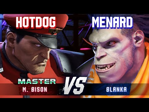 SF6 ▰ HOTDOG29 (M.Bison) vs MENARD (Blanka) ▰ High Level Gameplay