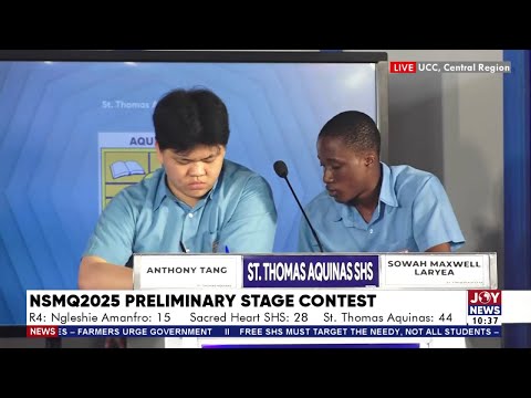 NSMQ 2025 Preliminary Stage: St. Thomas Aquinas thrashes Sacred Heart SHS and Ngleshie Amanfrom SHS