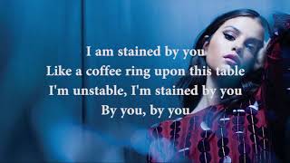 Selena Gomez - Stained (Lyric/Lyrics Video)