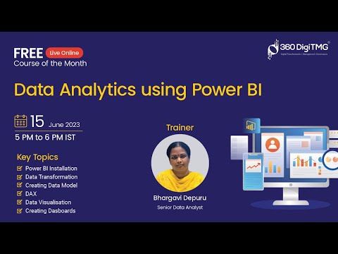 Data Analytics Using Power BI | Day 1 | 360DigiTMG