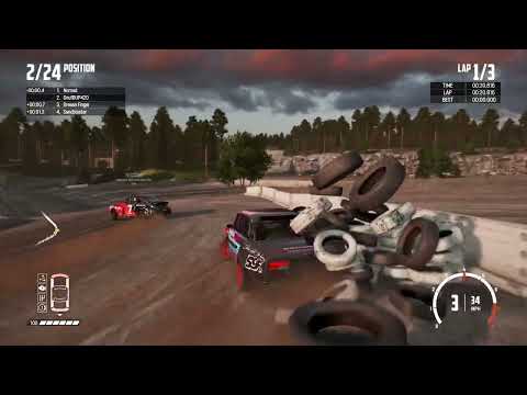 Wreckfest 56 second lap