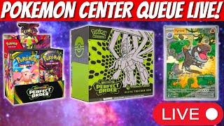 Pokemon Center Queue LIVE NOW! What's Dropping?!