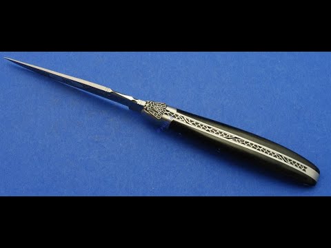 Laguiole enAubrac Taschenmesser Mosaik Ebenholz - www.pizzini.at