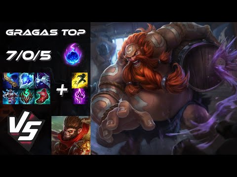 TOP Gragas vs Wukong - EU Grandmaster Patch 14.23