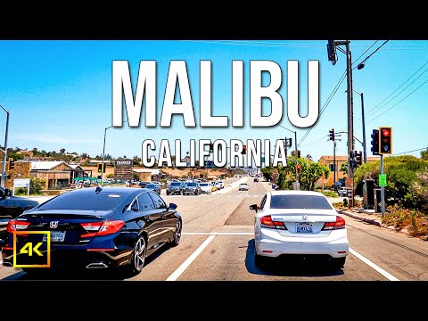Malibu Scenic Drive In 4K | Summer In California
