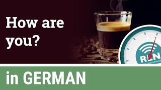 How to ask how are you in German  One Minute German Lesson 9
