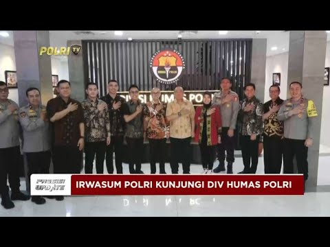 PRESISI UPDATE : IRWASUM POLRI KUNJUNGI DIV HUMAS POLRI 27/12/2024 20.00