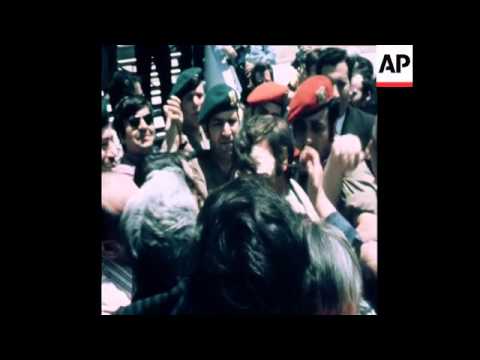 UPITN LIB : 4 6 74 SYRIAN PRISONERS OF WAR ARRIVE IN DAMASCUS