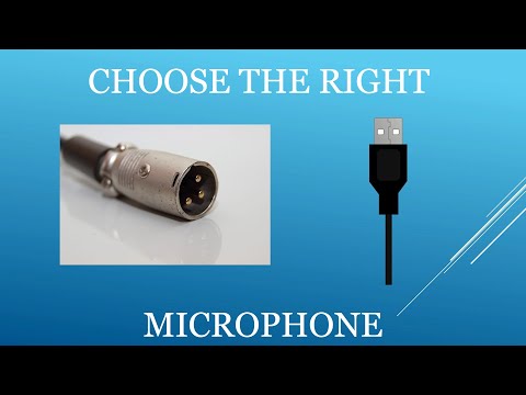 Do you need an XLR or USB microphone?? (with recommendations, budget friendly)