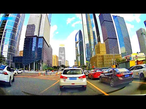 [4K] Excursão de condução pela nova cidade de Guangzhou CBD Pearl River, Yuzhou Road, Huaxuan Road, Jicun Road, Huacheng Avenue, Zhujiang Road, Huaxia Road (Yuanling) Guangzhou CBD Driving Tour