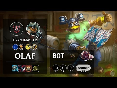 Olaf Bot vs Xayah - EUW Grandmaster Patch 10.5