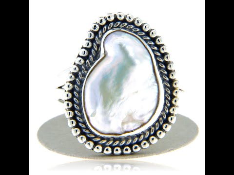 Inel Argint 925 Perla de cultura Naturala - Eleganta si Finete