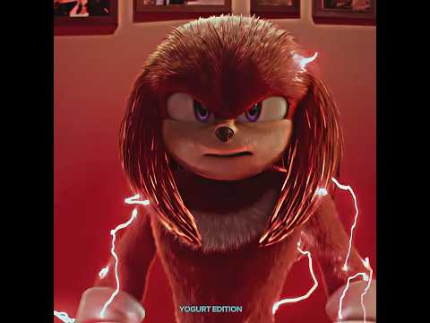 Knuckles aura+999🥵⚡ | Skull edit 💀🔥 #film #edit #sonic #shortsfeed #sega #knuckles #sigma #aura