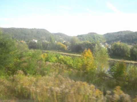 Jízda ve vagóně Bdt279 vlakem Os 6823 v úseku Ústí nad Labem-Sever - Neštěmice