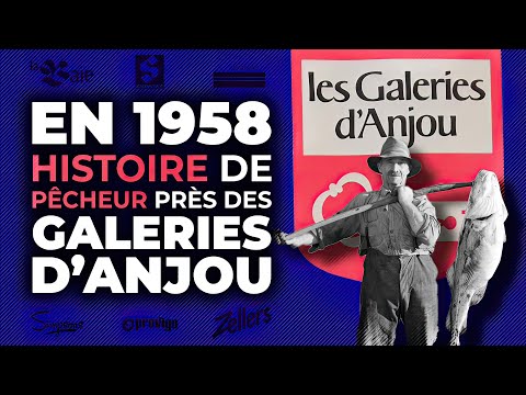 🎣 En 1958 : histoire de pêcheur près des Galeries d’Anjou 🛍🛒