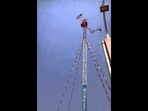 mexican bungee jumping at the fair (130 foot drop)