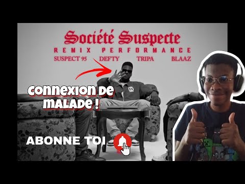 REACTION SUSPECT 95 ft DEFTY, TRIPA, BLAAZ - SOCIETE SUSPECTE REMIX #reactionvideo #MusicGeekTV
