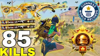 Download lagu 85 KILLS!😈 AGGRESSIVE RUSHING USING ONLY ENEMY DROPPED WEAPONS😱 PUBG MOBILE - BGMI mp3